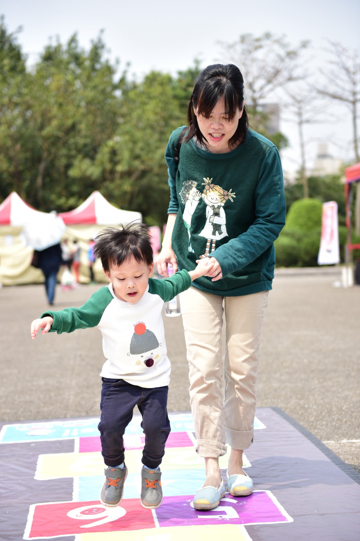 2018親子動Fun兒童節園遊會闖關示意圖