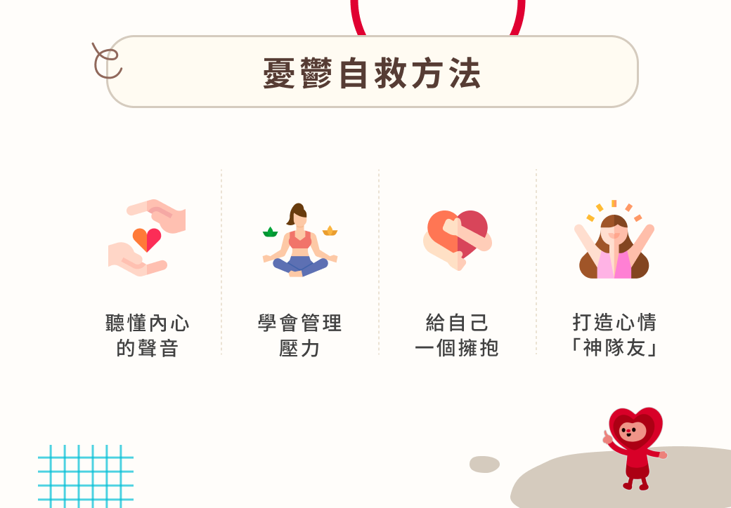 憂鬱自救方法